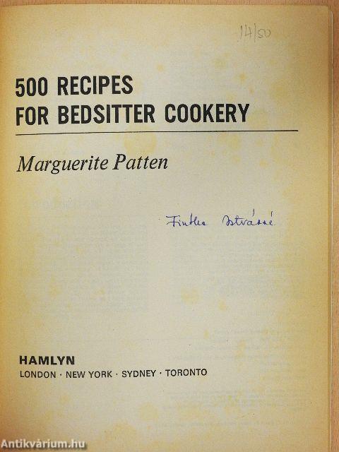 500 Recipes for Bedsitter Cookery