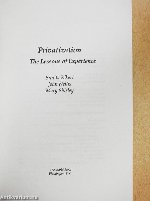 Privatization
