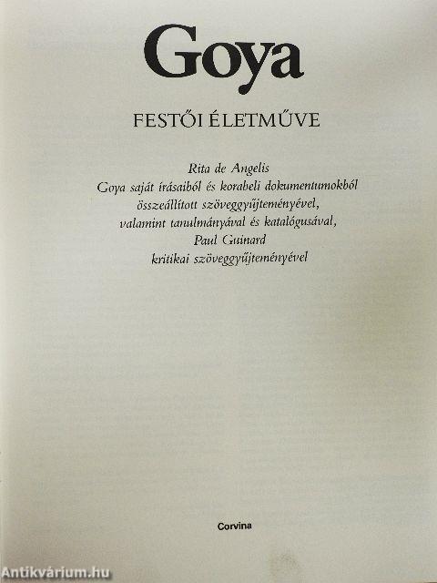 Goya festői életműve