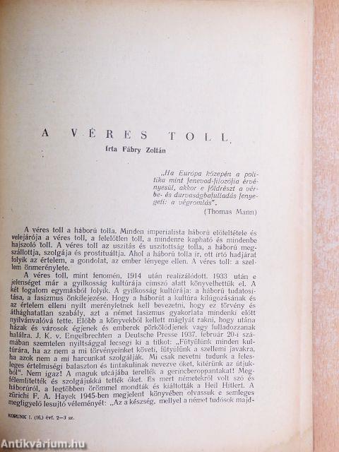 Korunk 1957. február-március