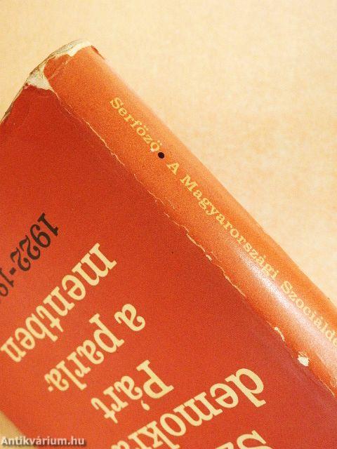 A Magyarországi Szociáldemokrata Párt a parlamentben