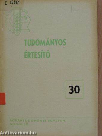 Tudományos Értesítő 30.