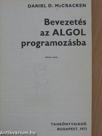 Bevezetés az ALGOL programozásba