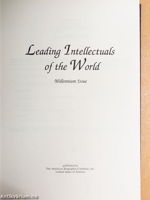 Leading Intellectuals of the World