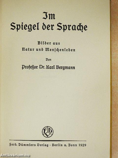 Im Spiegel der Sprache (gótbetűs)