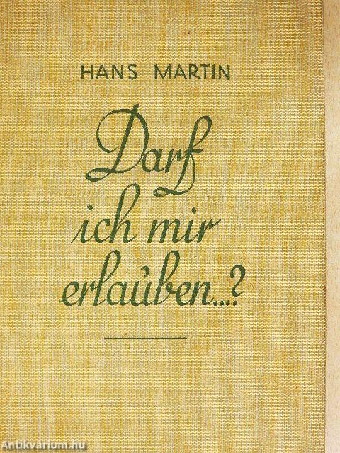 Darf ich mir erlauben...? (gótbetűs)