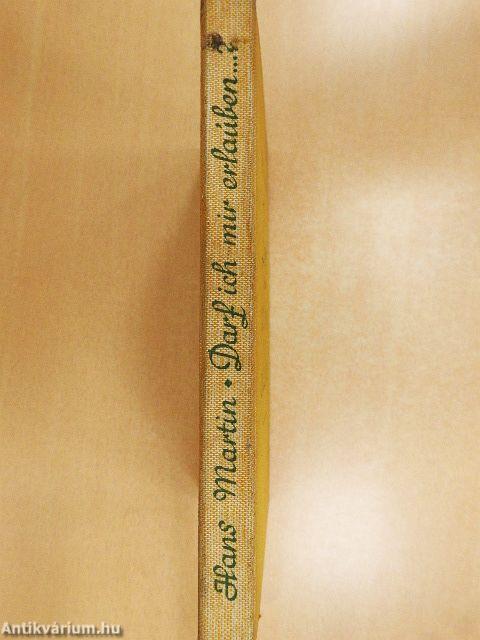 Darf ich mir erlauben...? (gótbetűs)