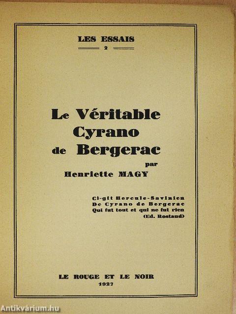 Le Véritable Cyrano de Bergerac