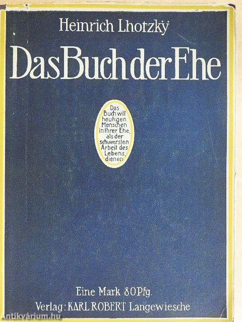 Das Buch der Ehe
