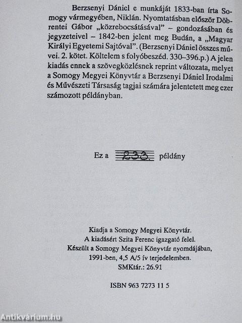 A magyarországi mezei szorgalom' némelly akadályairol