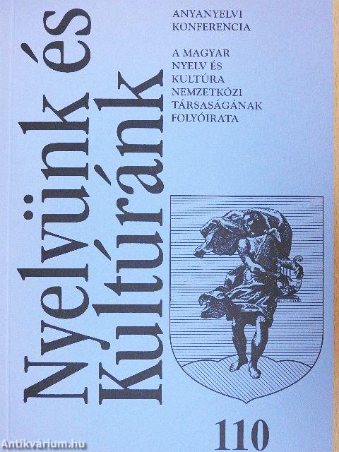 Nyelvünk és kultúránk 110.