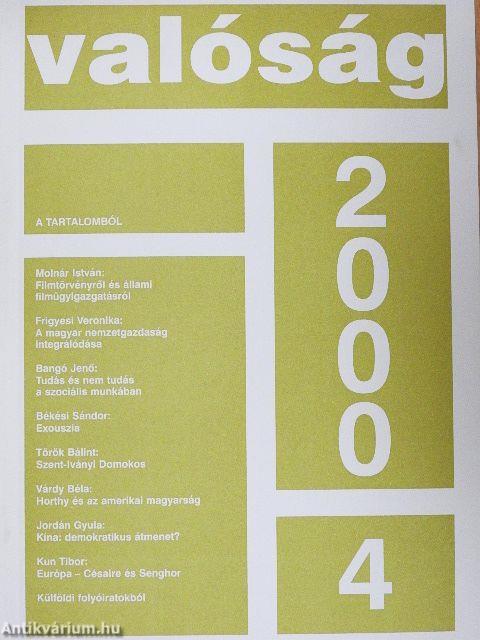 Valóság 2000. április