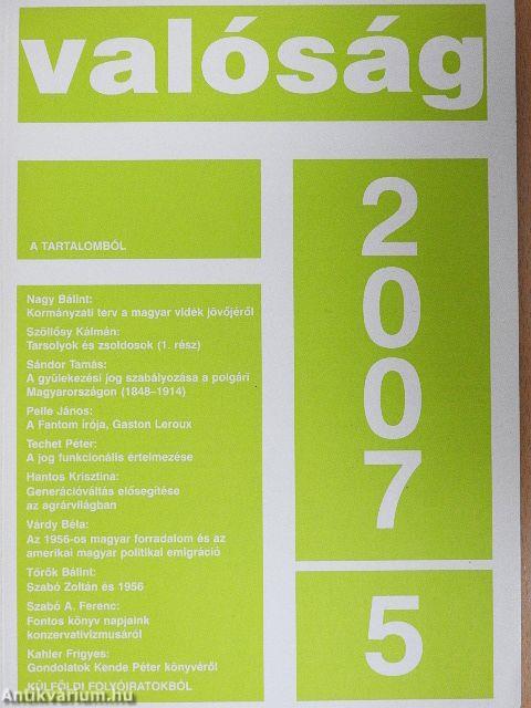 Valóság 2007. május