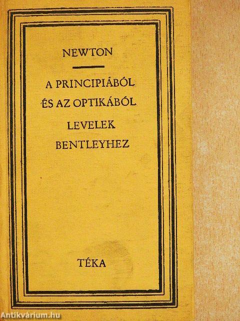 A principiából és az optikából/Levelek Richard Bentleyhez