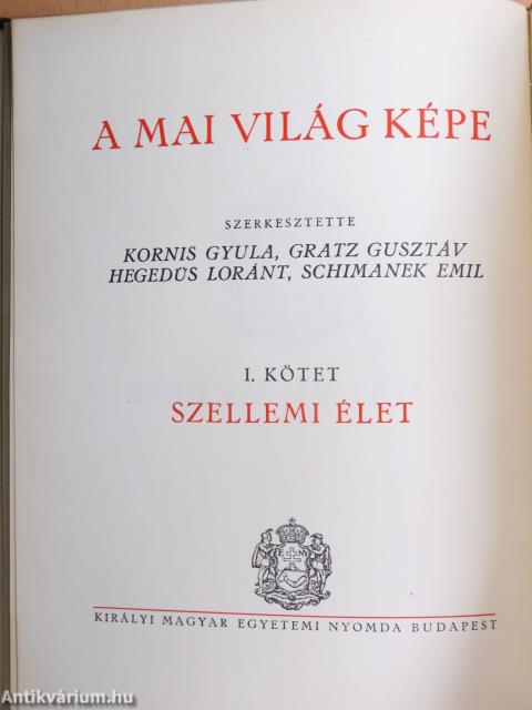 A mai világ képe I-IV.