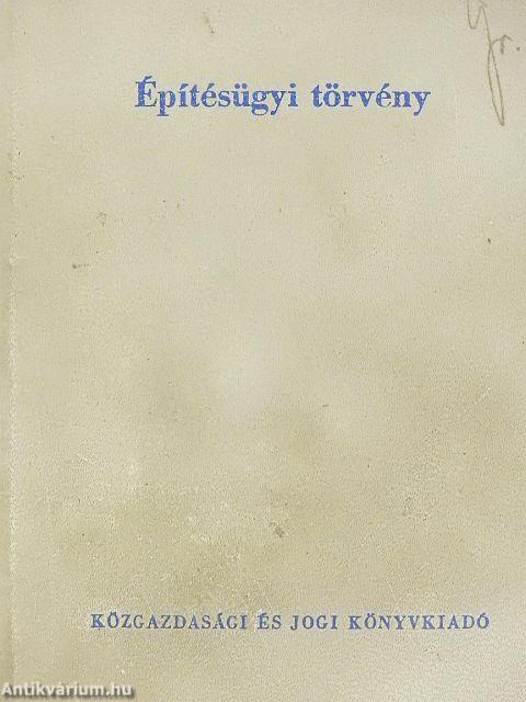 Építésügyi törvény
