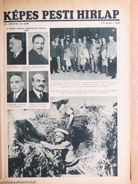 Képes Pesti Hirlap 1935. (nem teljes évfolyam)
