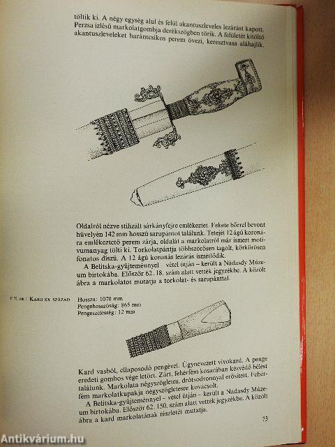 A sárvári Nádasdy Ferenc Múzeum fegyvergyűjteménye