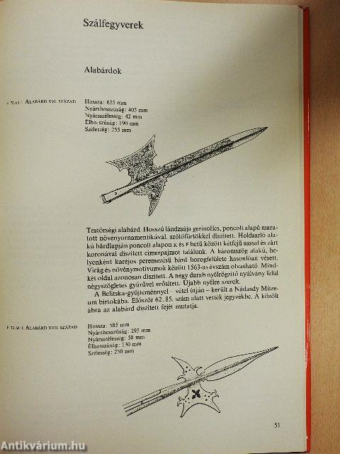 A sárvári Nádasdy Ferenc Múzeum fegyvergyűjteménye
