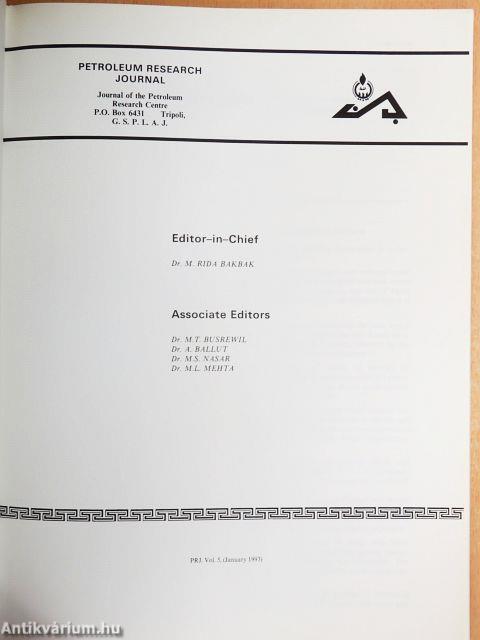 Petroleum Research Journal 5/1993