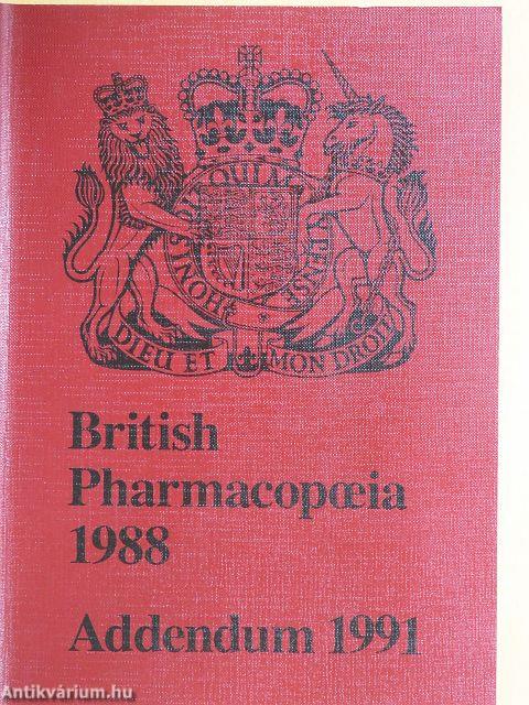 British Pharmacopoeia 1988 - Addendum 1991
