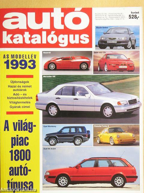Autó katalógus 1993.
