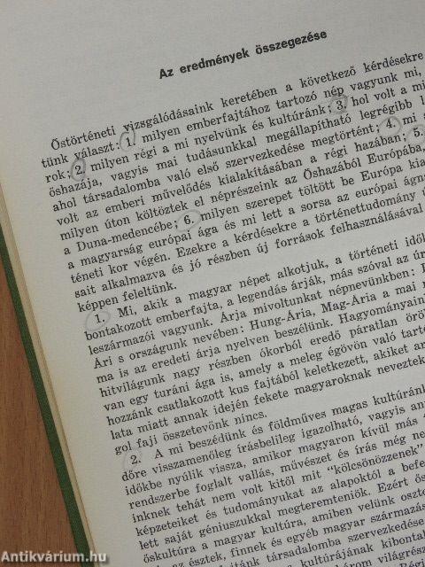 A magyar népek őstörténete III.