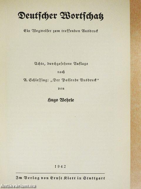 Deutscher Wortschatz (gótbetűs)