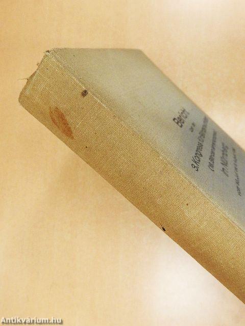 Bericht über den 3. Kongress für Blindenwohlfahrt in Nürnberg