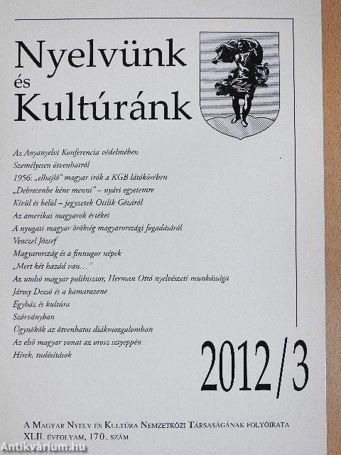 Nyelvünk és Kultúránk 2012/3.