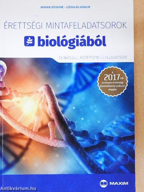 Érettségi mintafeladatsorok biológiából