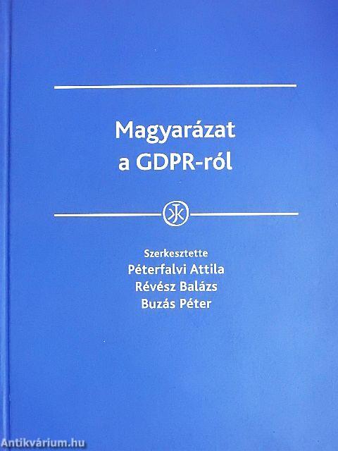 Magyarázat a GDPR-ról
