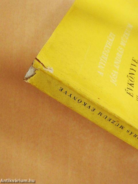 A Nyíregyházi Jósa András Múzeum évkönyve III.