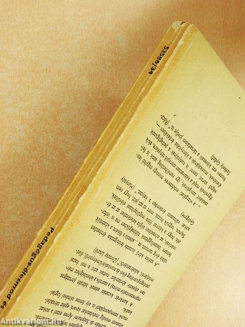 Pedagógus-életmód és -tevékenység