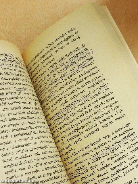 Pedagógus-életmód és -tevékenység