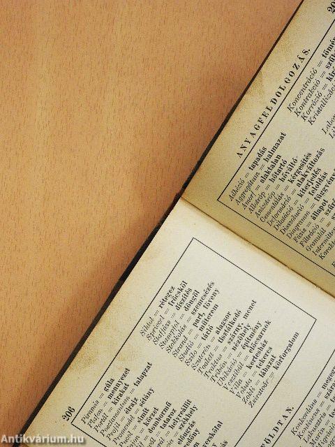 Idegen-magyar műszaki szótár