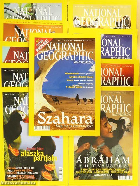 National Geographic Magyarország 2003. (nem teljes évfolyam)