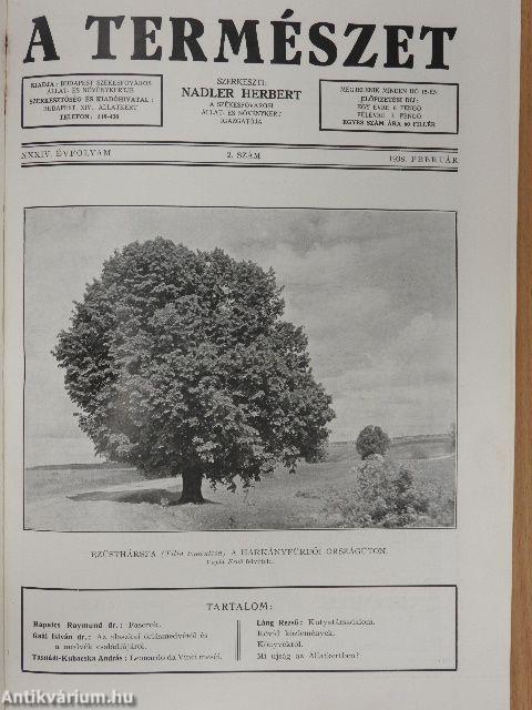 A Természet 1938-1940. január-december