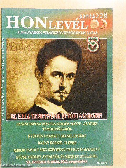 Honlevél 2010. szeptember