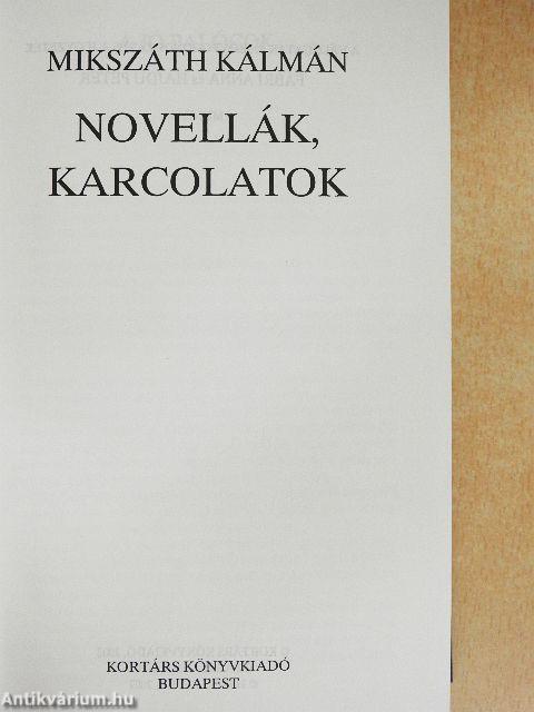 Novellák, karcolatok