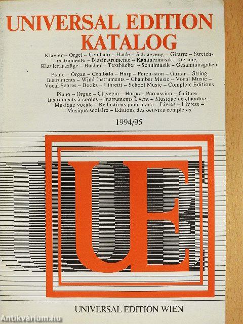 Universal Edition Katalog 1994/95