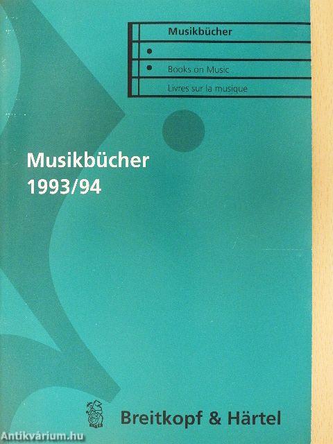 Musikbücher 1993/94