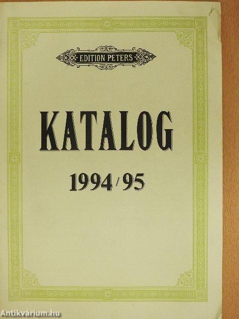 Edition Peters Katalog 1994/95