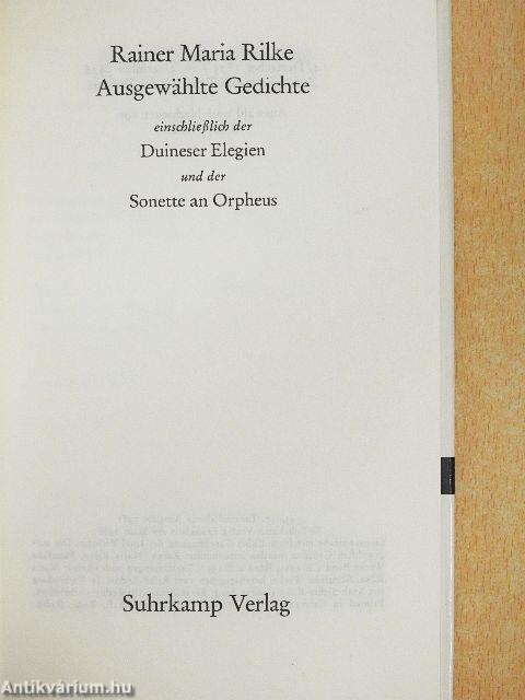 Ausgewählte Gedichte