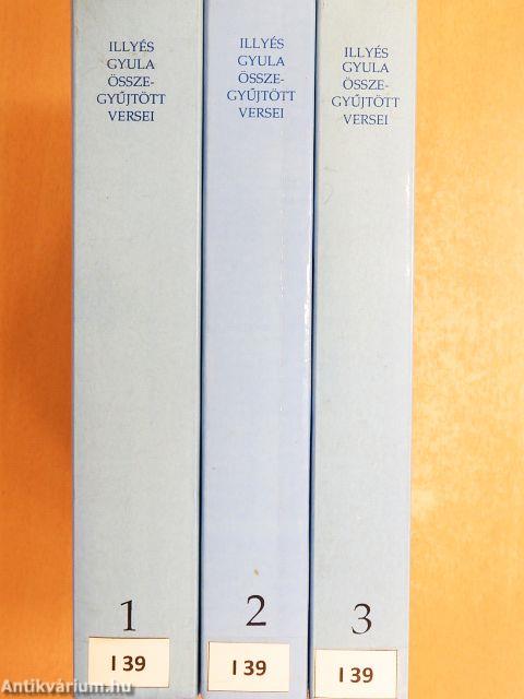 Illyés Gyula összegyűjtött versei 1-3.