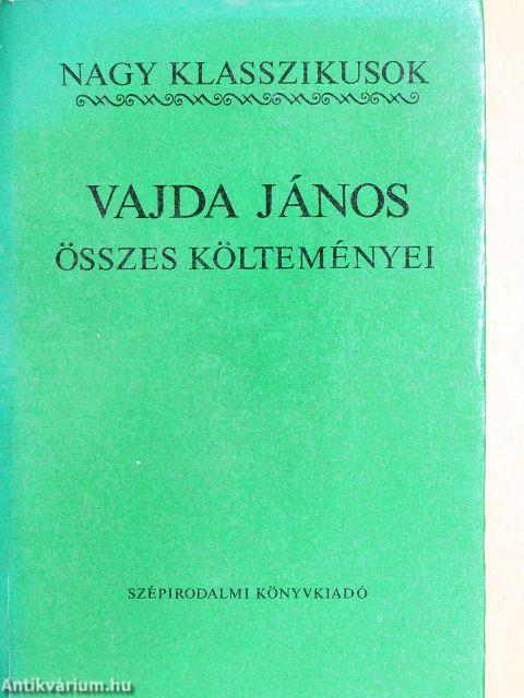Vajda János összes költeményei