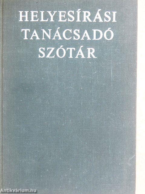 Helyesírási tanácsadó szótár