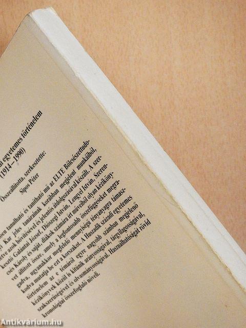 Huszadik századi egyetemes történelem