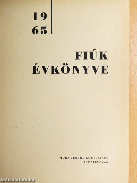Fiúk Évkönyve 1965