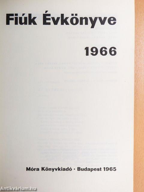 Fiúk Évkönyve 1966